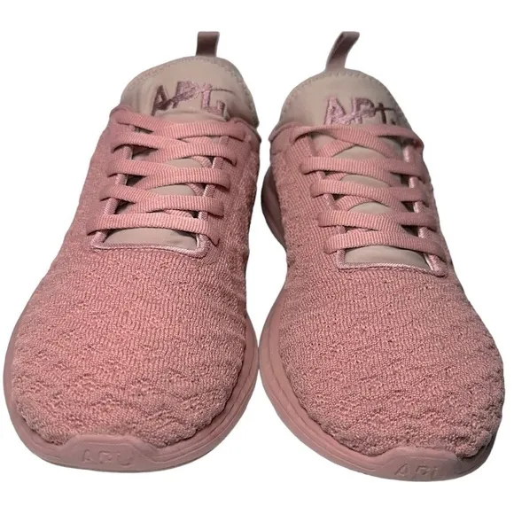 APL Lululemon Women’s Size 8.5 Triple Pink Rose Techloom Pro W Knit Sneakers
