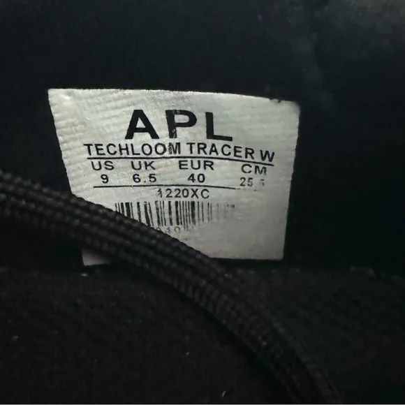 APL Lululemon Women’s Techloom Propulsion Lab Tracer Black Leopard Sneakers Sz 9