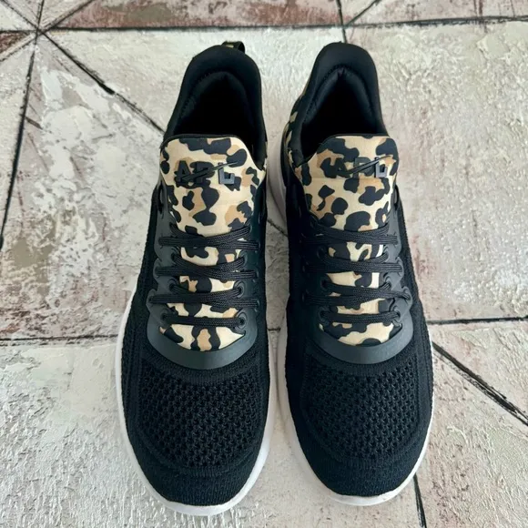 APL Lululemon Women’s Techloom Propulsion Lab Tracer Black Leopard Sneakers Sz 9