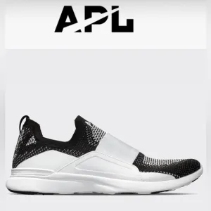 APL TechLoom Bliss White Black Womens Lightweight Sneakers Size 8