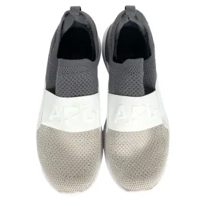 APL Womens Techloom Bliss Sneakers Grey White Tan Slip On Lightweight Size 8