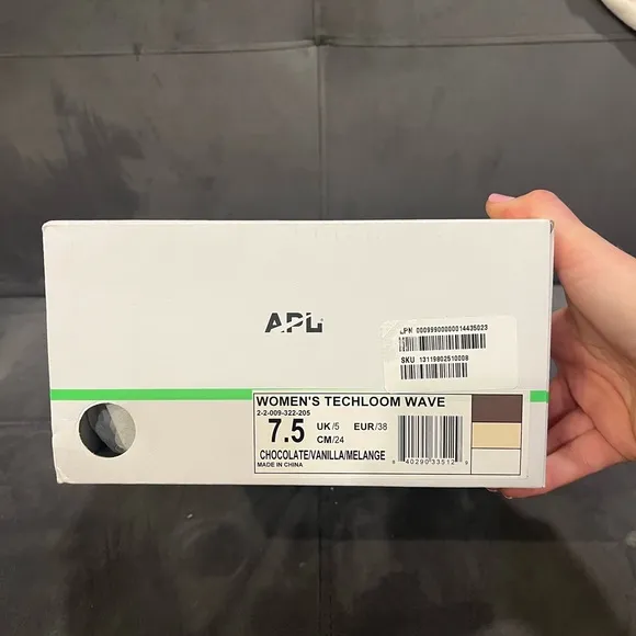 APL Women's TechLoom Wave Sneakers - Chocolate Vanilla Melange