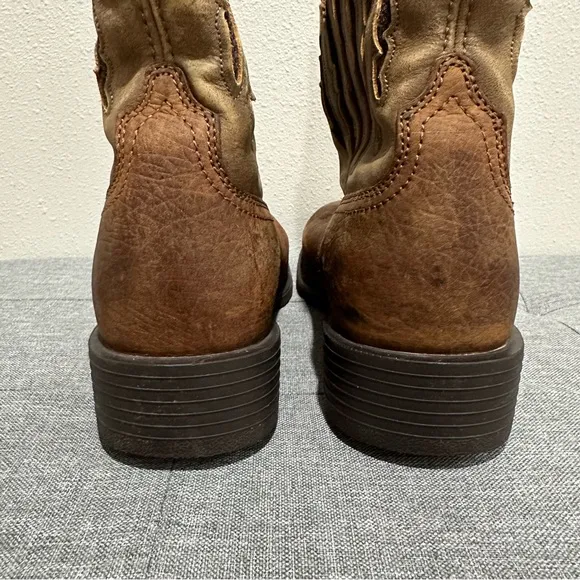 Ariat Supports My Country VenTEK Leather Cowboy Boots