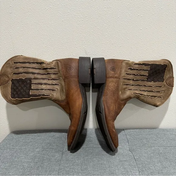 Ariat Supports My Country VenTEK Leather Cowboy Boots