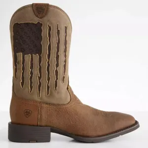 Ariat Supports My Country VenTEK Leather Cowboy Boots