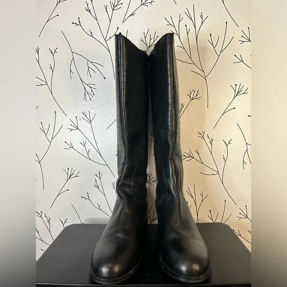 Array Derby Knee High Riding Boots