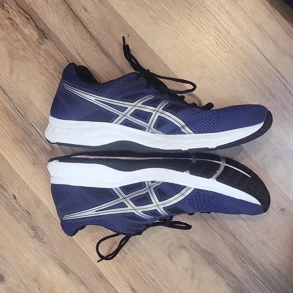 ASICS Blue Gel-Contend 5 AmpliFoam Everyday Comfort Running Sneakers  Men's 12