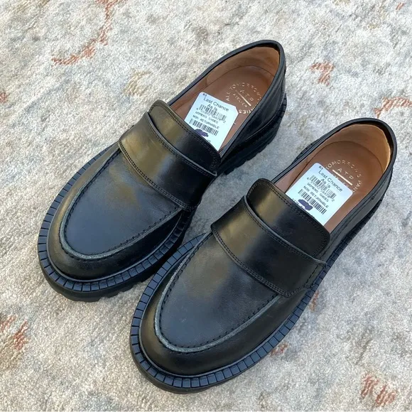 ATP Atelier Black Loafers NWT Vibram Sole Women’s Sz 5