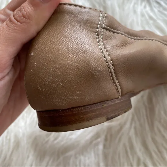 ATTILIO GIUSTI LEOMBRUNI cap toe ballet flats 7.5