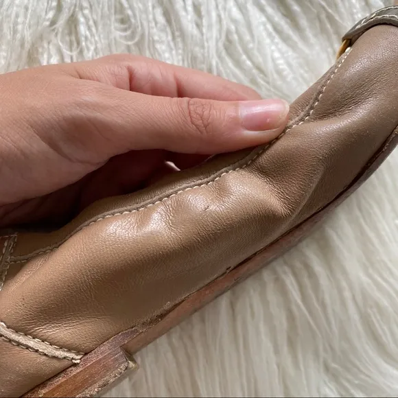ATTILIO GIUSTI LEOMBRUNI cap toe ballet flats 7.5