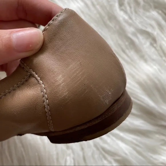 ATTILIO GIUSTI LEOMBRUNI cap toe ballet flats 7.5