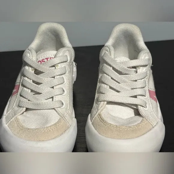 Babies White and Pink Sneakers