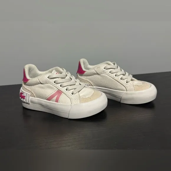 Babies White and Pink Sneakers