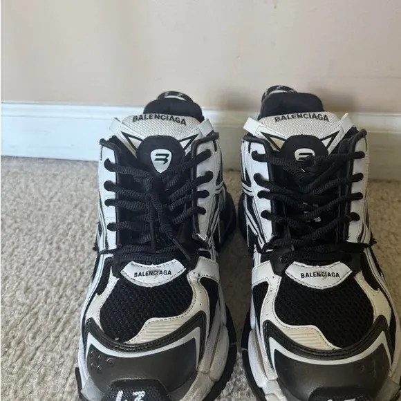 Balenciaga Monochrome Athletic Sneakers