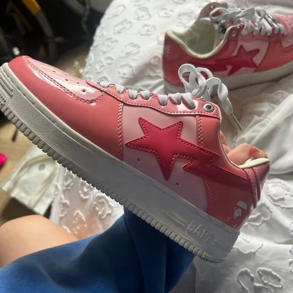 BAPE Pink Sneakers
