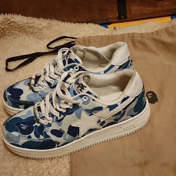 Bapesta ABC Camo Blue 9 US