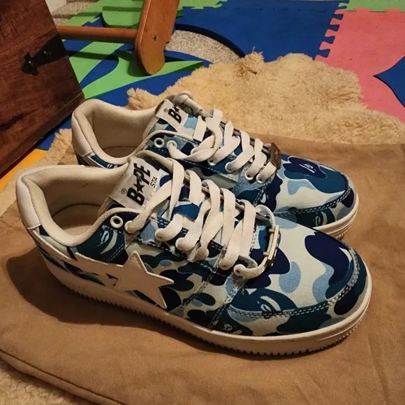 Bapesta ABC Camo Blue 9 US