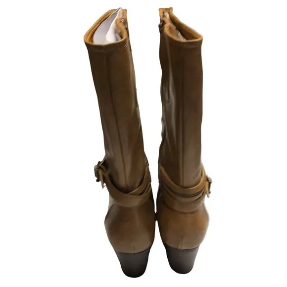 BARE TRAPS ABILINE COGNAC BOOTS SIZE 9.5 NEW IN BOX