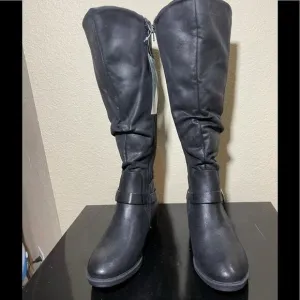 Baretraps Wide Calf Boots Size 5.5 NEW