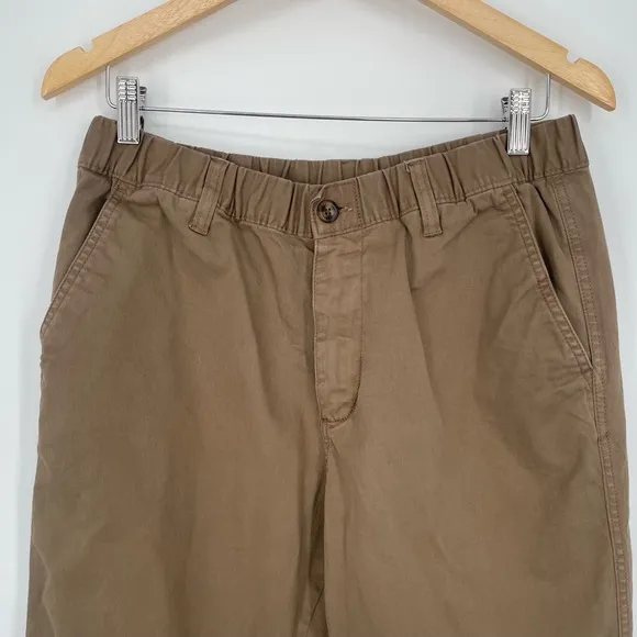 Bearbottoms Mens Dark Khaki Elastic Ankle 4 Pocket Zipper Fly Joggers Size Large