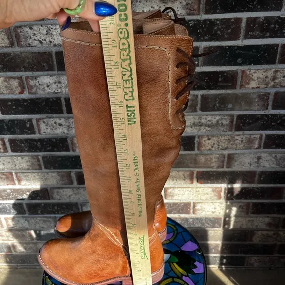 Bed Stu Cobbler Series Manchester Tall Leather Boots Brown Boho Soft Supple