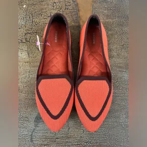 Birdies The Blackbird Knit Flats in Coral Reef