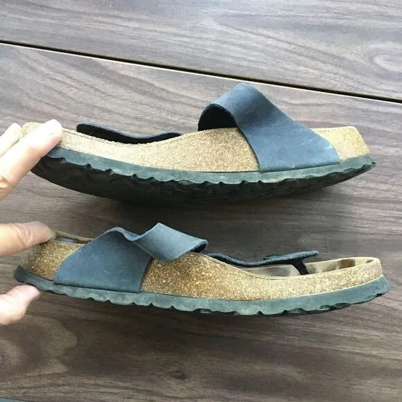 BIRKENSTOCK Betula Gizeh Cork Thong Summer Sandals Gray 8