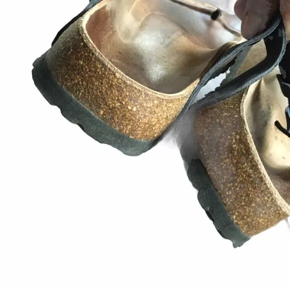 BIRKENSTOCK Betula Gizeh Cork Thong Summer Sandals Gray 8