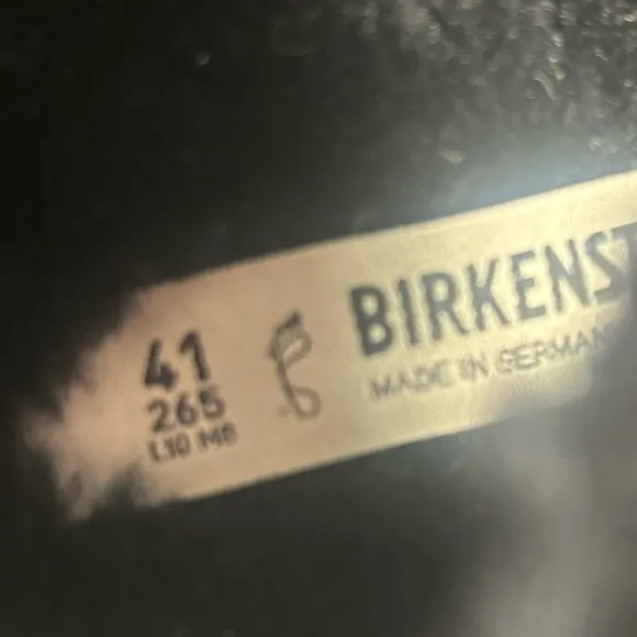 Birkenstock Black Mayari Shearling Thong Sandals Size 41 Women’s Size 10