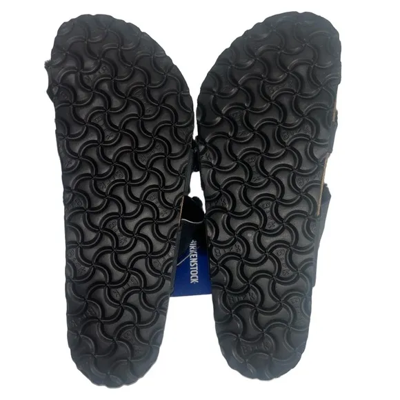 Birkenstock Black Mayari Shearling Thong Sandals Size 41 Women’s Size 10