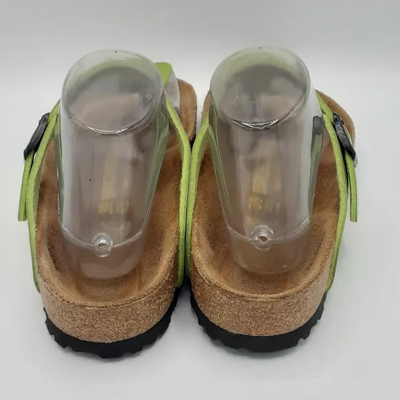 Birkenstock Kairo Patent Leather Thong Sandals.