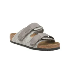 BIRKENSTOCK Light Grey Men's Made In Germany Uji Sandals