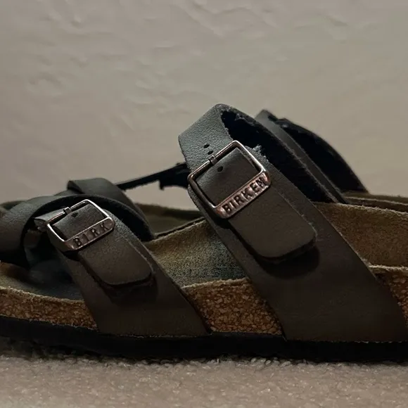 Birkenstock Mayari Kids Birko-Flor Birkibuc Thong Sandals Mocha EU 33 / US 2-2.5