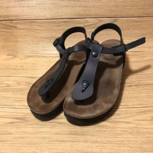 Birkenstock Papillio women black thong style sandals , 10.5
