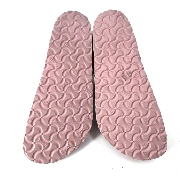 Birkenstock Pink Gizeh Vegan Canvas Thong Sandals