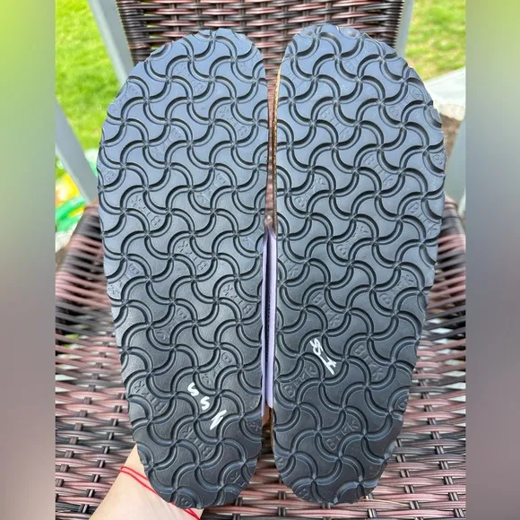 Birkenstock Sparta Gladiator Thong Sandals Lavender Leather EU 41 Womens 10 RARE