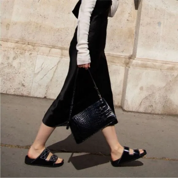 Birkenstock x Proenza Schouler Arizona Natural Leather Sandals Size 35 White