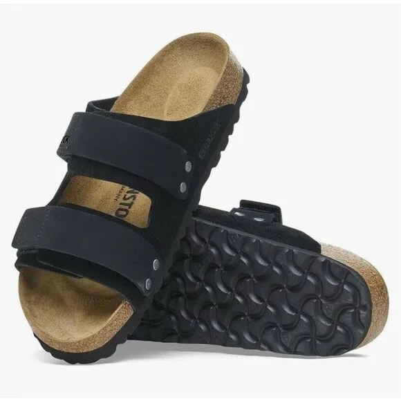 Birkenstock Men's Uji Sandals black suede size 43