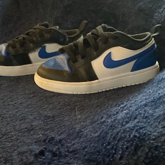 Black and Blue Athletic Sneakers