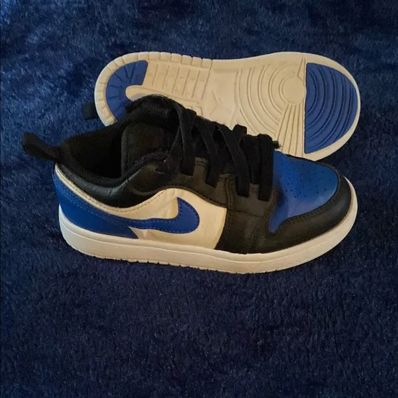 Black and Blue Athletic Sneakers