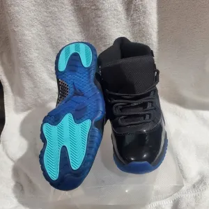 Black and Blue Sneakers