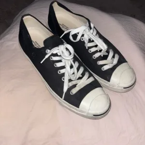 Black and White Canvas Sneakers