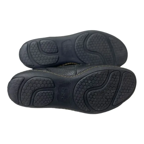 BOC Born Concept Men’s Black Leather Slip On Loafers