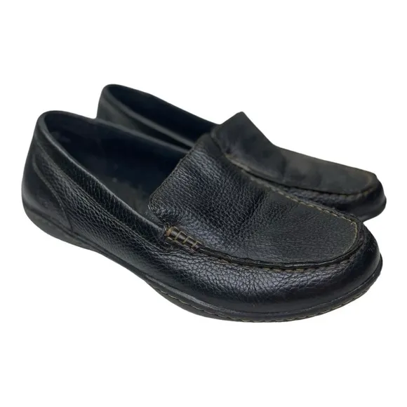 BOC Born Concept Men’s Black Leather Slip On Loafers