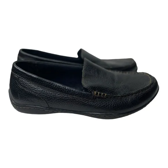 BOC Born Concept Men’s Black Leather Slip On Loafers