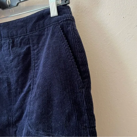Boden Leonie Cord Skirt  Size 4L Navy