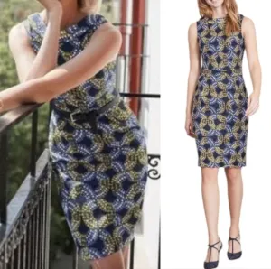 Boden Martha Textured Sheath Dress