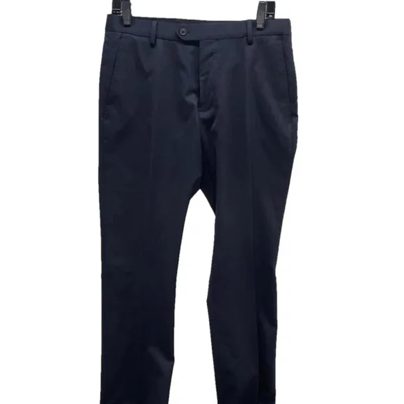Boggi Men's Wool Dress Pants – Size 46 / US 31 – Navy – Tailored Fit – NWT