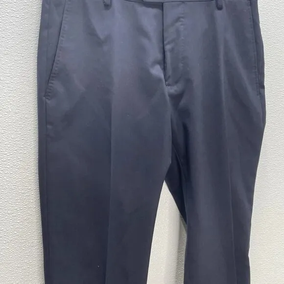 Boggi Men's Wool Dress Pants – Size 46 / US 31 – Navy – Tailored Fit – NWT