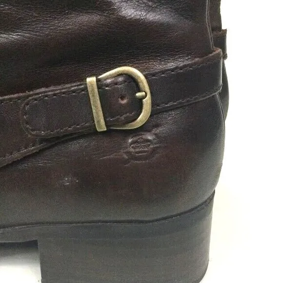 Born Cupra - Women's Size 8(M) - Dark Brown Leather Knee-High Boots - F50506